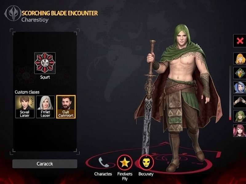 Scorching Blade Encounter Character Customization