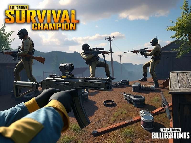 PUBG Survival Champion weapon collection
