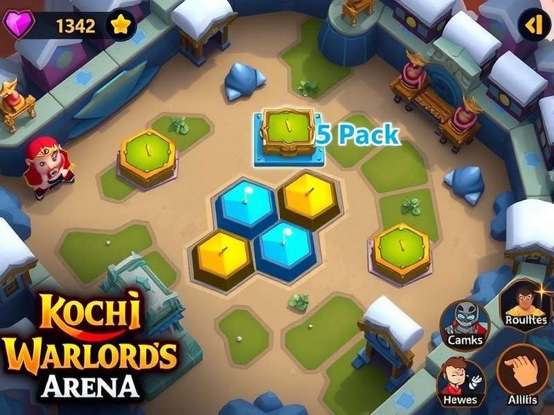 Kochi Warlord S Arena strategic map overview