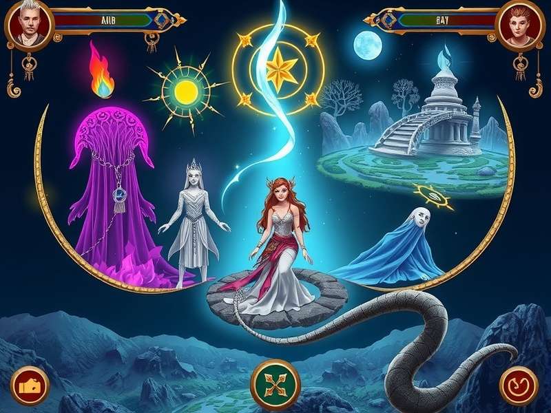 Spiritual Realm Ramble gameplay screenshot showing mystical environments