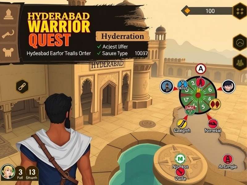 Hyderabad Warrior Quest character customization screen