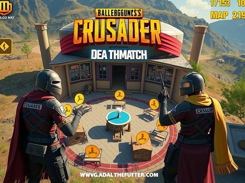 Team strategy in PUBG Crusader Team Deathmatch