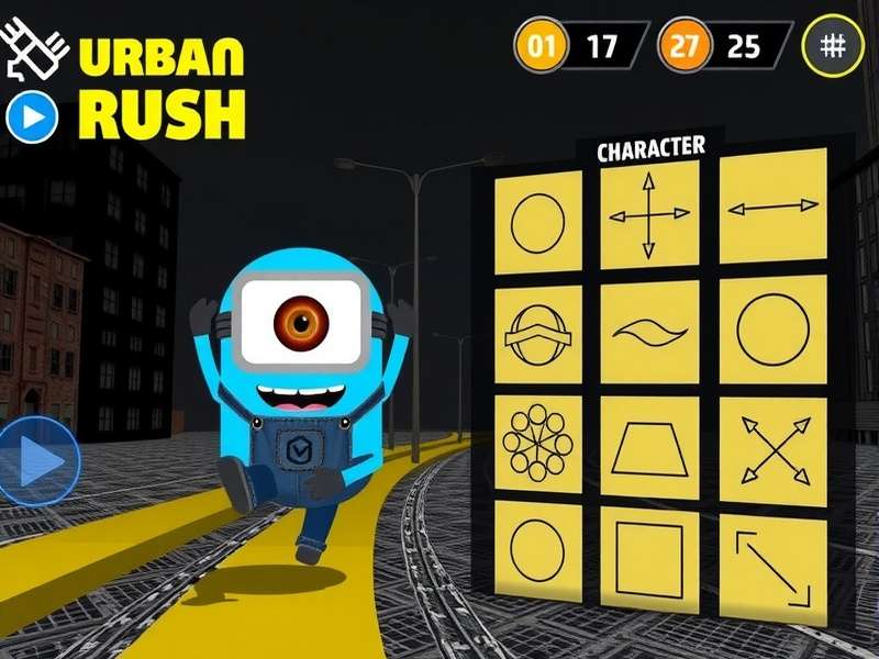 Minion Urban Rush character selection screen