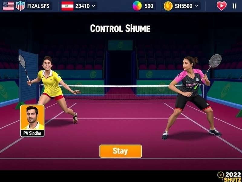 Badminton Blitz Indian Stars control scheme demonstration