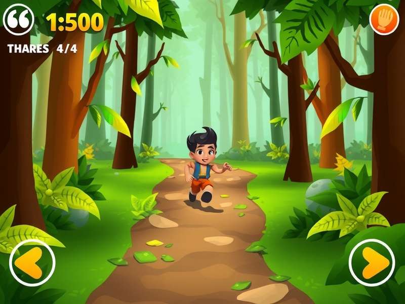 Jungle Dash Pro character selection screen