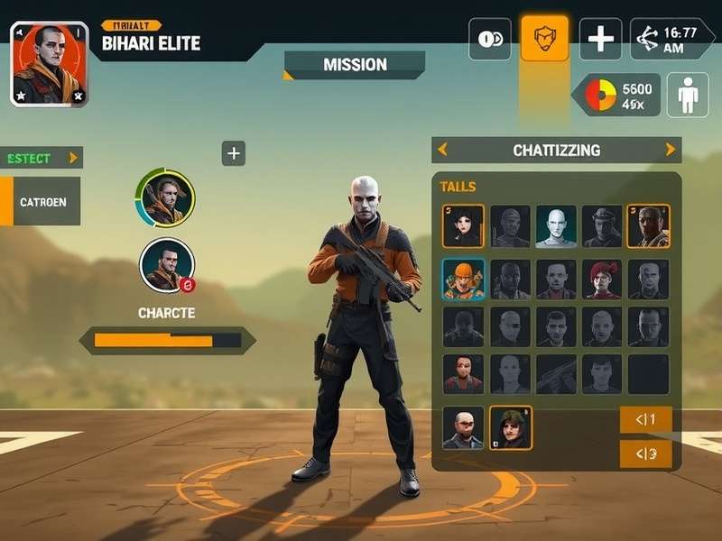 Bihari Blast Elite mission selection screen