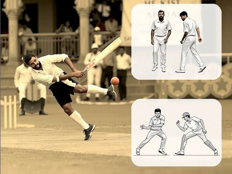Foot Cricket Superstars gameplay action showing player kicking ball toward cricket stumps
