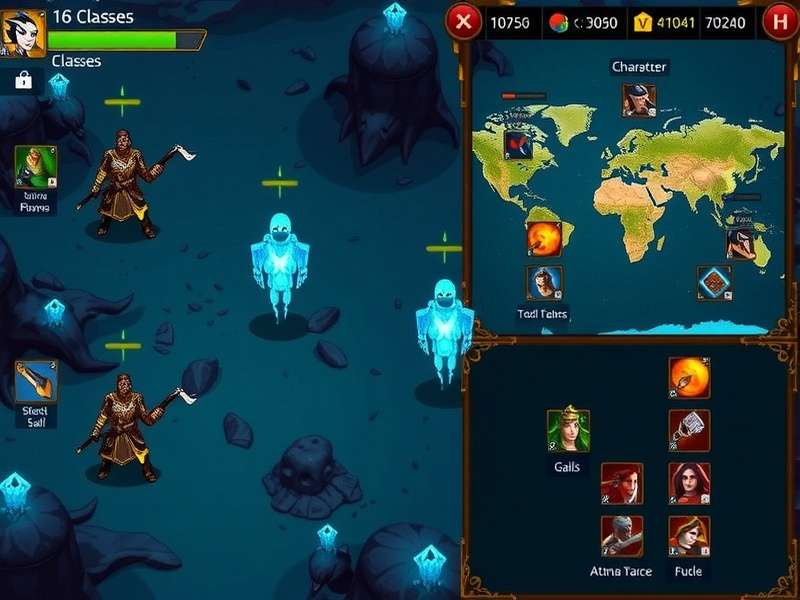 Map overview showing various locations in Eerie Atma Battlegrounds