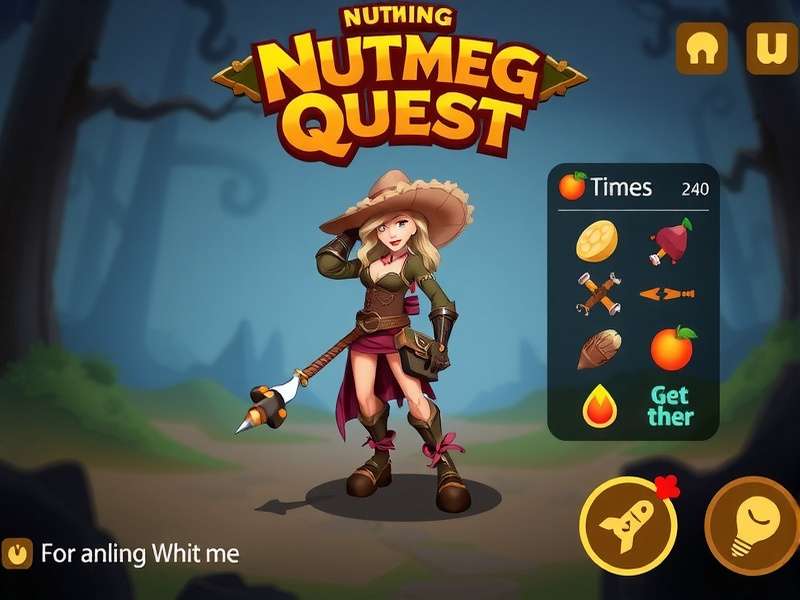 Nutmeg Kingdom Quest Game Interface