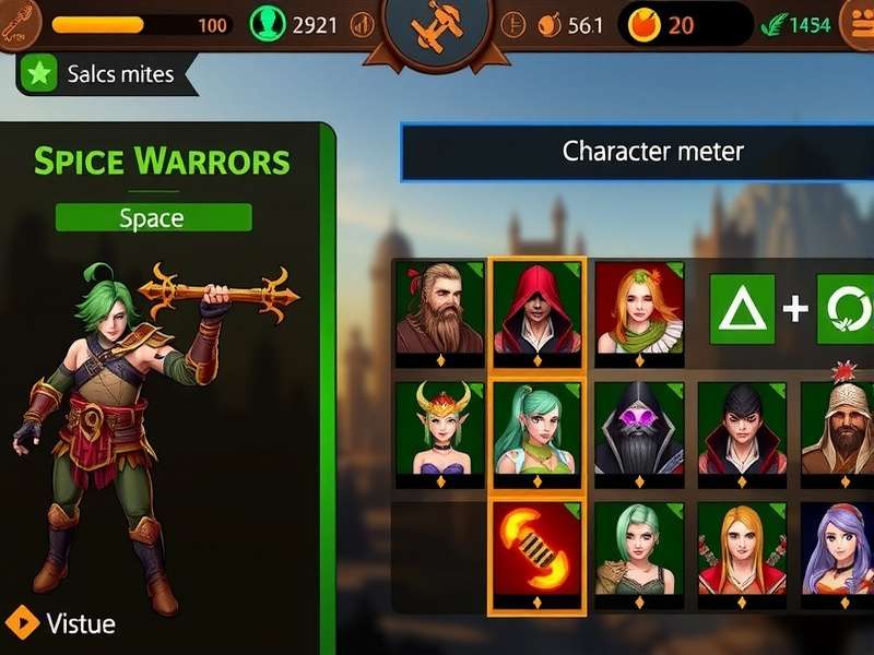 Spice Warriors Battle combat interface showing spice meters