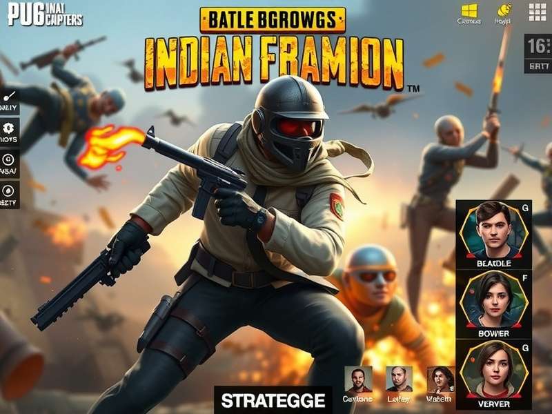 PUBG Indian Fighter Champion character customization options showing diverse avatars