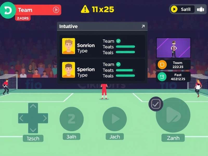 Flash Flick Kochi Kickoff gameplay screenshot showing intuitive controls