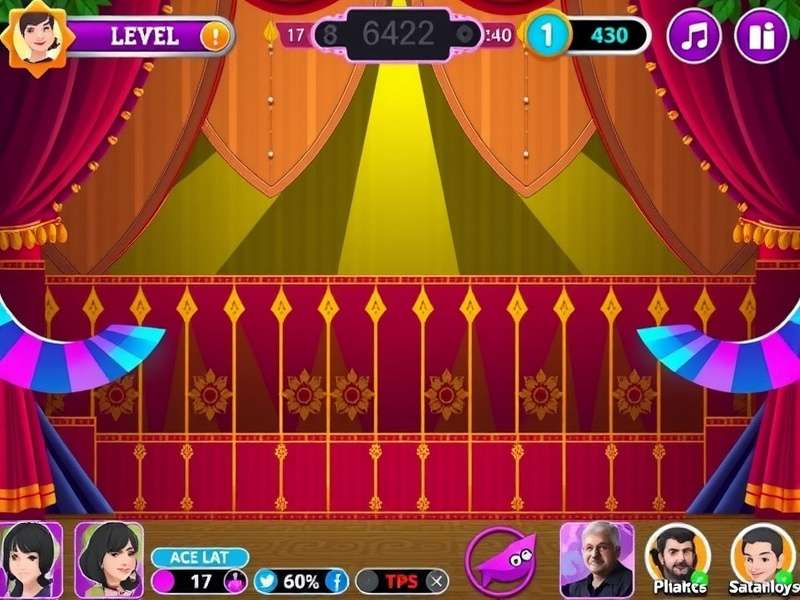 Salsa Fusion India gameplay screenshot showing vibrant colors and Indian cultural elements
