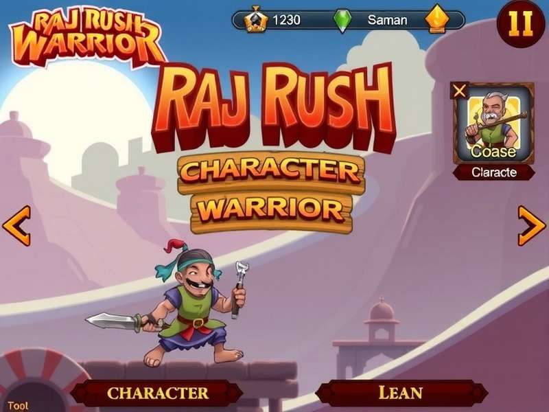 Raj Rush Warrior Gameplay Screenshot