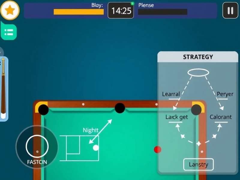 Bengaluru Pool Master strategy illustration showing shot angles