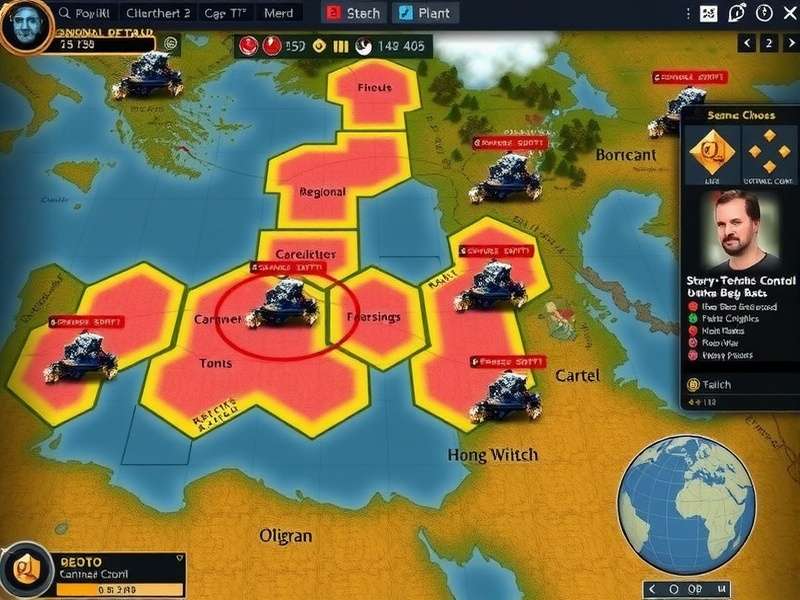 Dominant Conquest territory control map