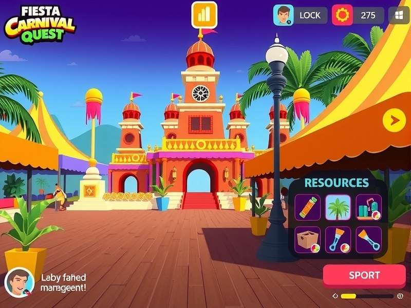 Fiesta Carnival Quest gameplay showcasing vibrant festival scenes