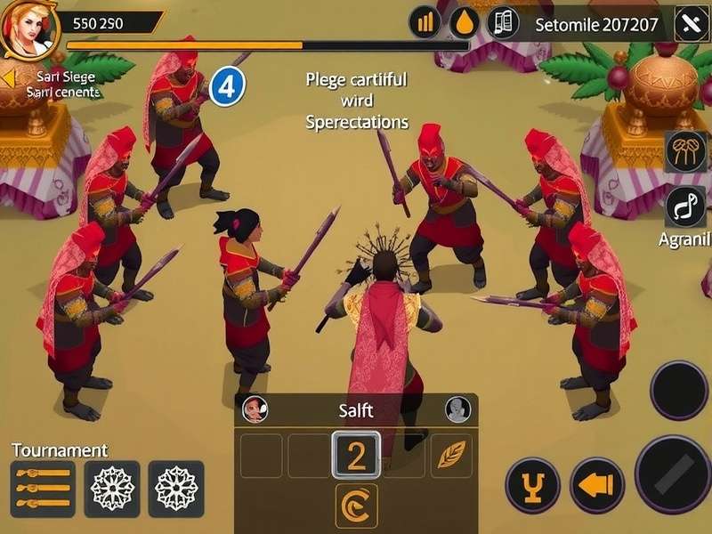 Sari Siege gameplay screenshot showing strategic elements