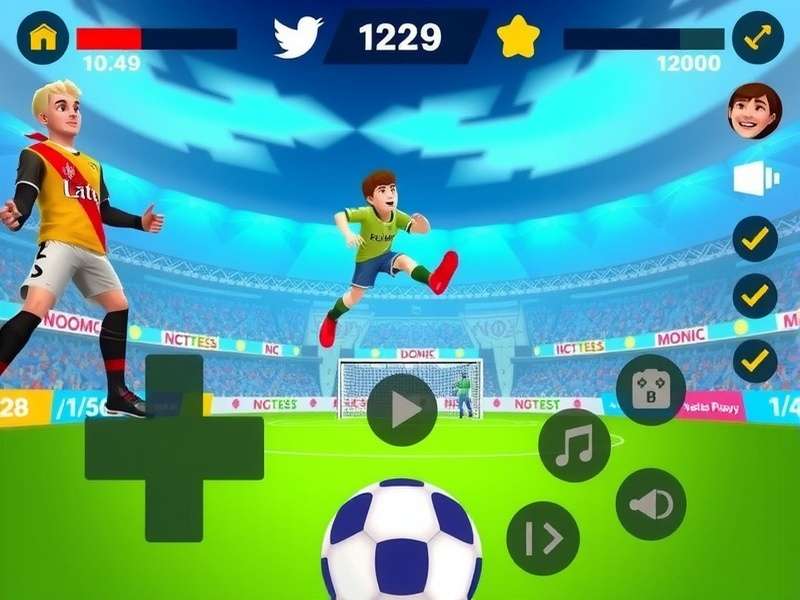 Master Dribbler Goa control interface and gameplay mechanics