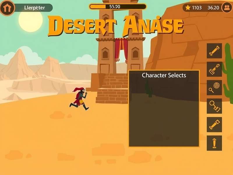 Desert Anise Chase character selection screen