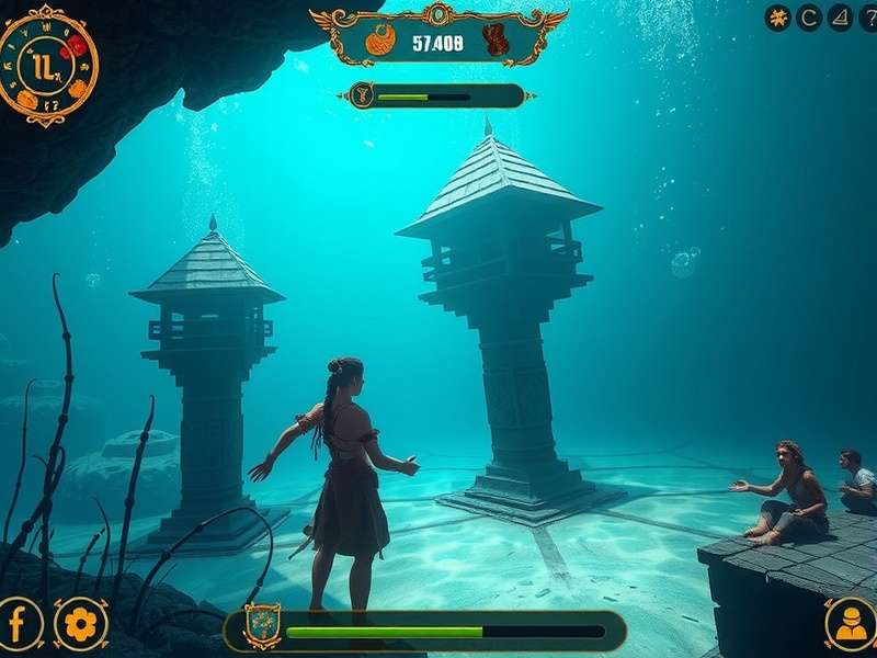 Oceanic Fortune Quest underwater exploration scene
