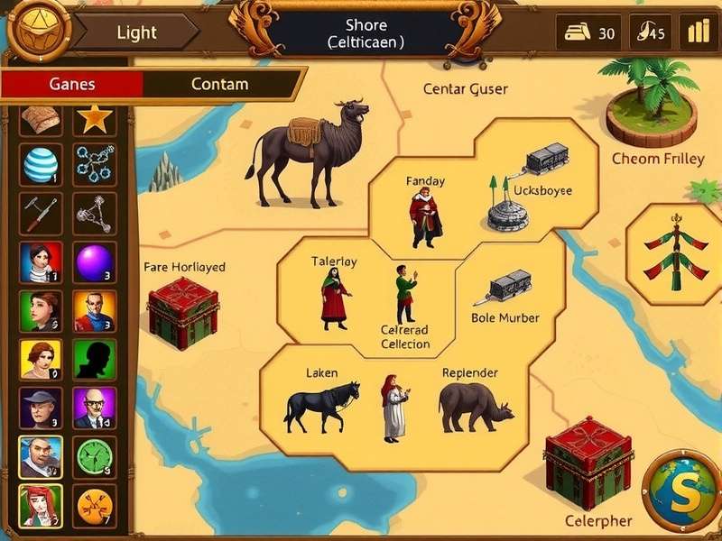 Caravan Crusade Game Interface