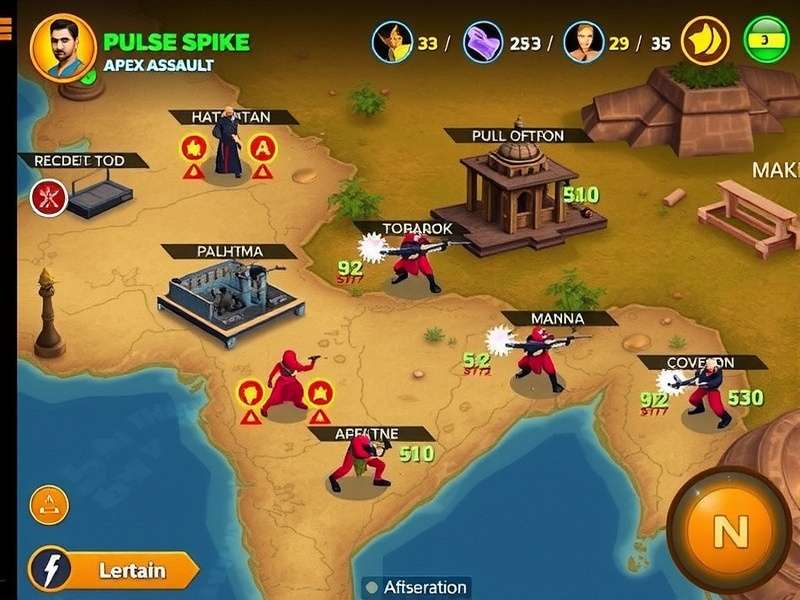 Pulse Spike Apex Assault gameplay screenshot showing character abilities