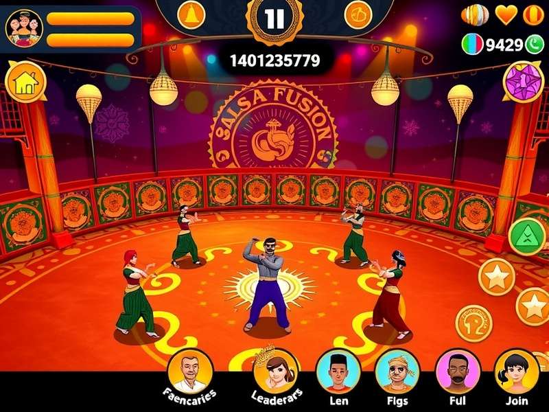 Salsa Fusion India level progression showing increasing complexity