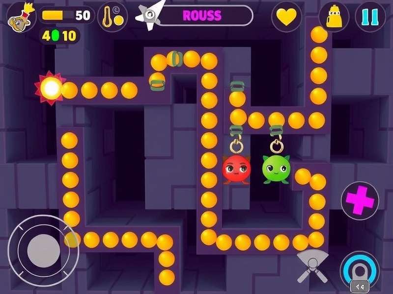 Maricha S Tricky Maze control interface and navigation elements