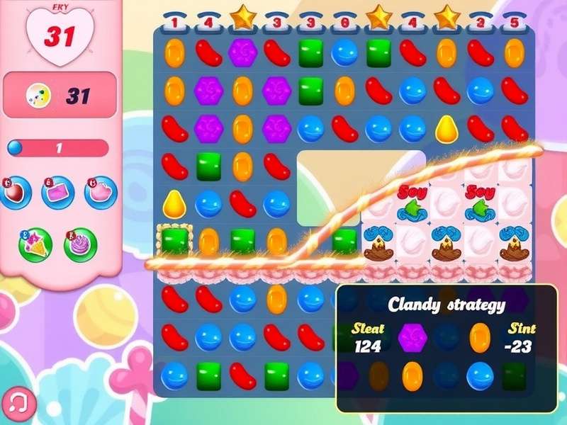 Candy Glow Wonder level progression map