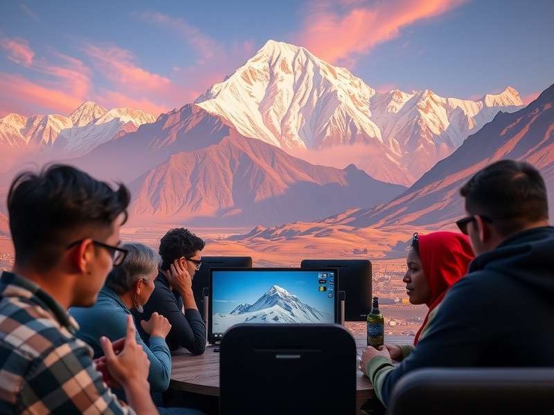 Tenacious Trekker gameplay showing Himalayan landscape