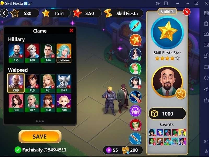 Skill Fiesta Star community event showing players gathering
