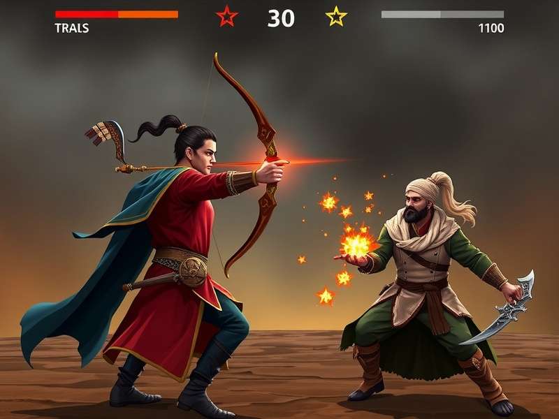 Advanced combat strategy demonstration in Archero Fury Mughal Combatant