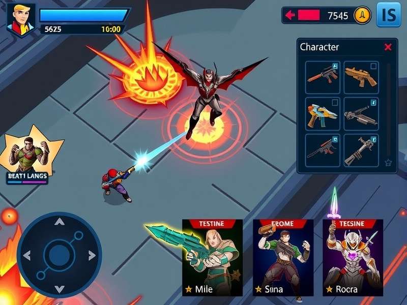 Lite Warzone Hero character selection screen showing diverse heroes