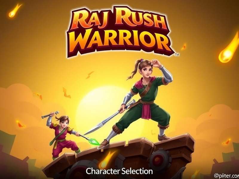 Raj Rush Warrior Game Cover Art