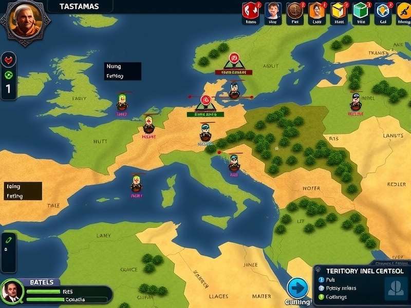 Dominant Conquest battle scene showing unit formations