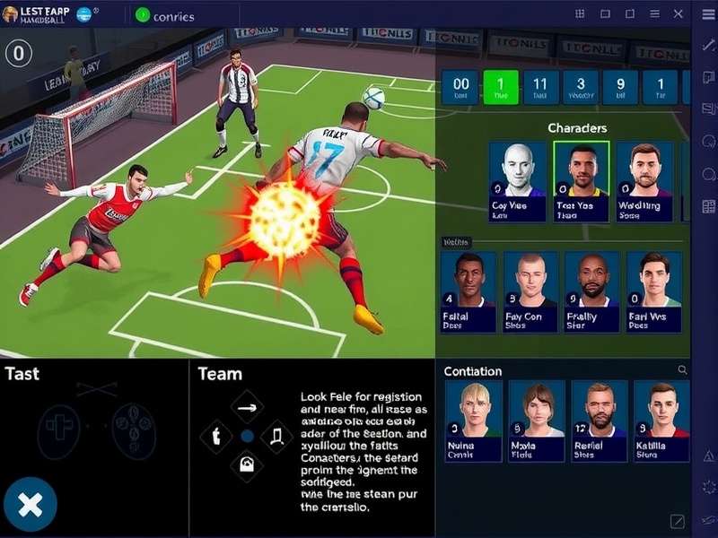 Legendary Handball IN control scheme and interface explanation