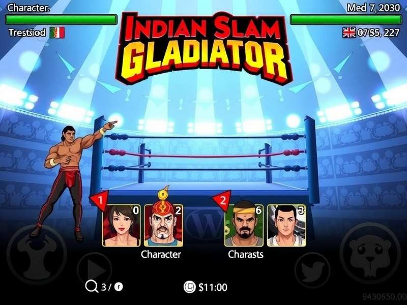 Indian Slam Gladiator gameplay screenshot