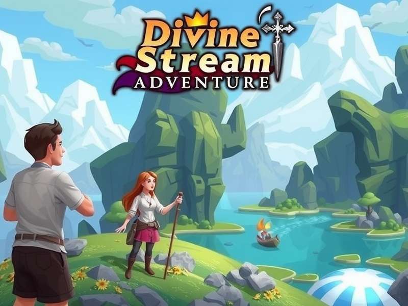 Divine Stream Adventure Game Banner