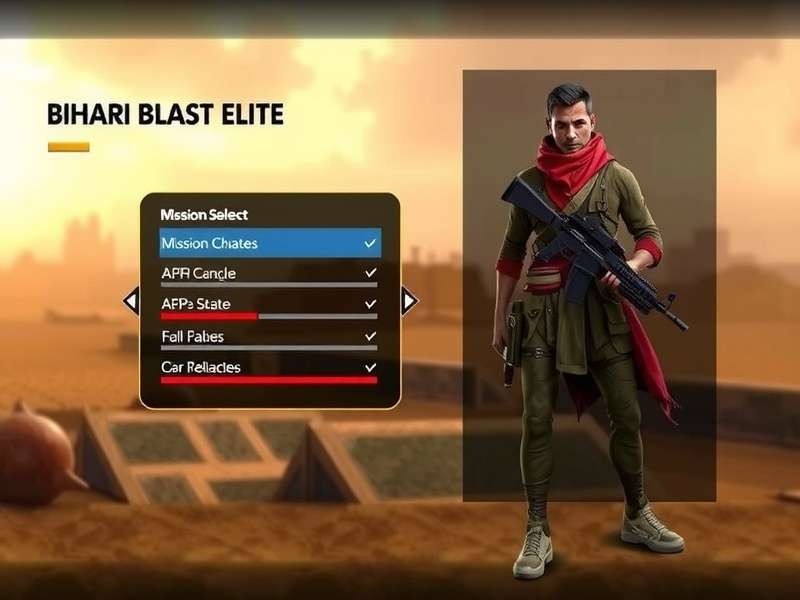 Bihari Blast Elite gameplay screenshot showing character in action