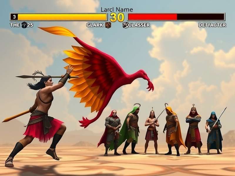 Game Name 16 combat system demonstration showing special moves