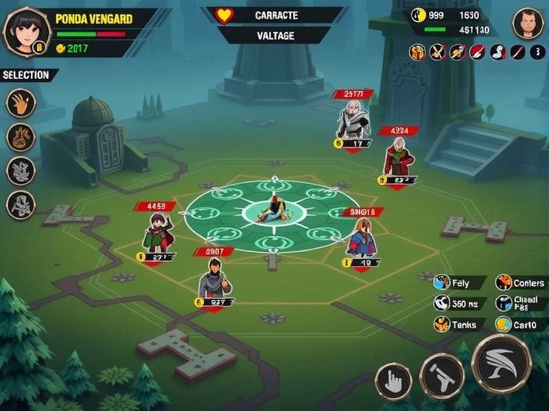 Ponda Victory Vanguard gameplay screenshot showing character selection