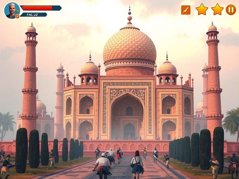 Taj Mahal Fort Slayer gameplay screenshot