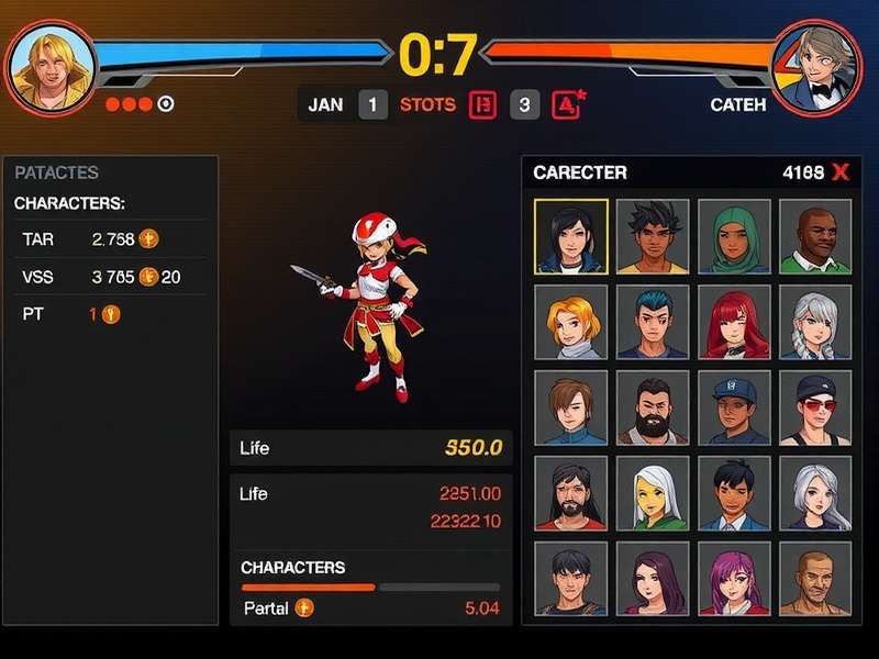 Chennai Street Slayers character selection screen
