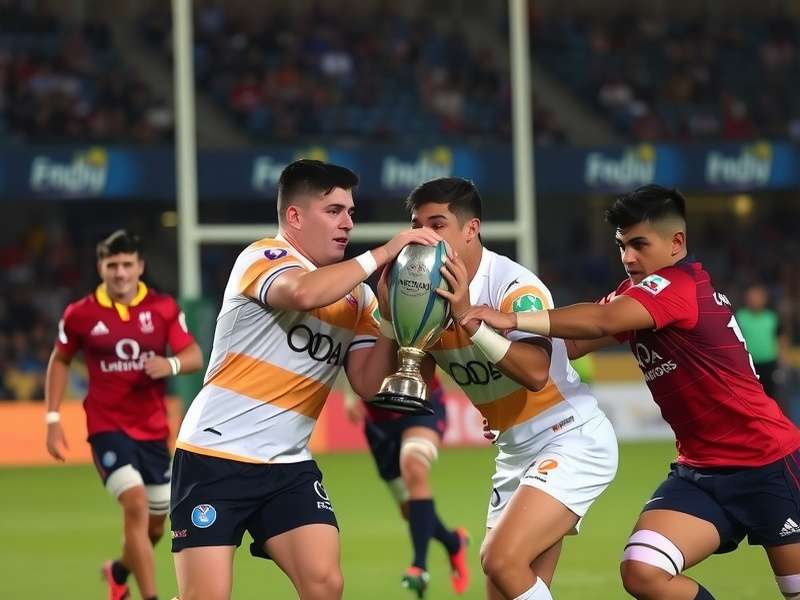 Rugby Champions India Showdown trophy presentation