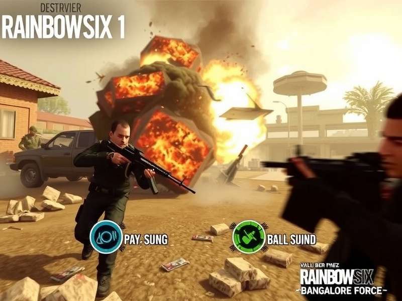 Rainbow Six Bangalore Force map overview showing strategic locations