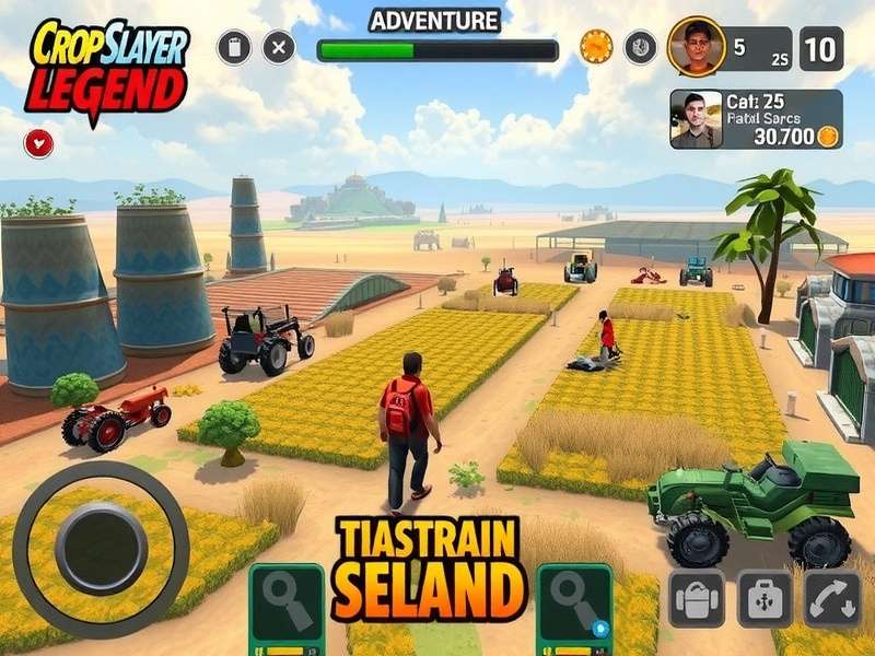 Crop Slayer Legend adventure mode showcasing different Indian landscapes