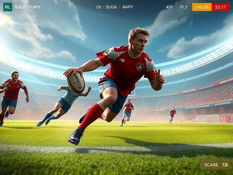 Rugby Fury BLR development team working on game design