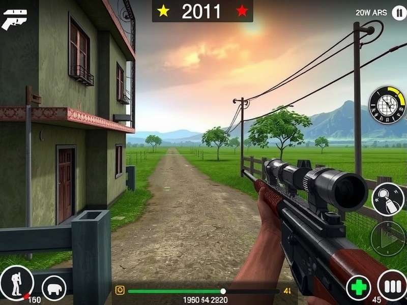Rural landscape in Zombie Escape India Edition