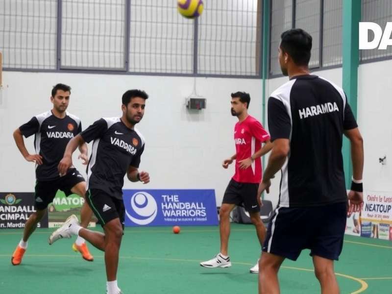 Vadodara Handball Warriors training session